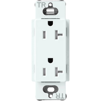 Lutron Tamper-Resistant Receptacles - Satin Color 20A 125V | SCRS-20-TR-XX