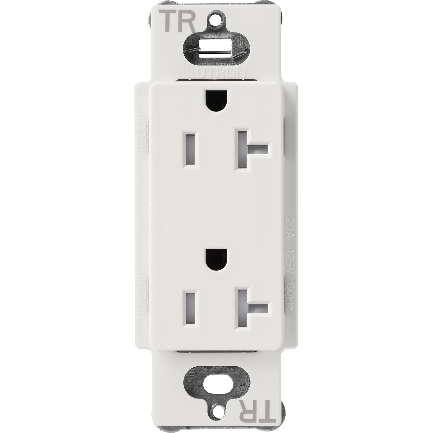 Lutron Tamper-Resistant Receptacles - Satin Color 20A 125V | SCRS-20-TR-XX