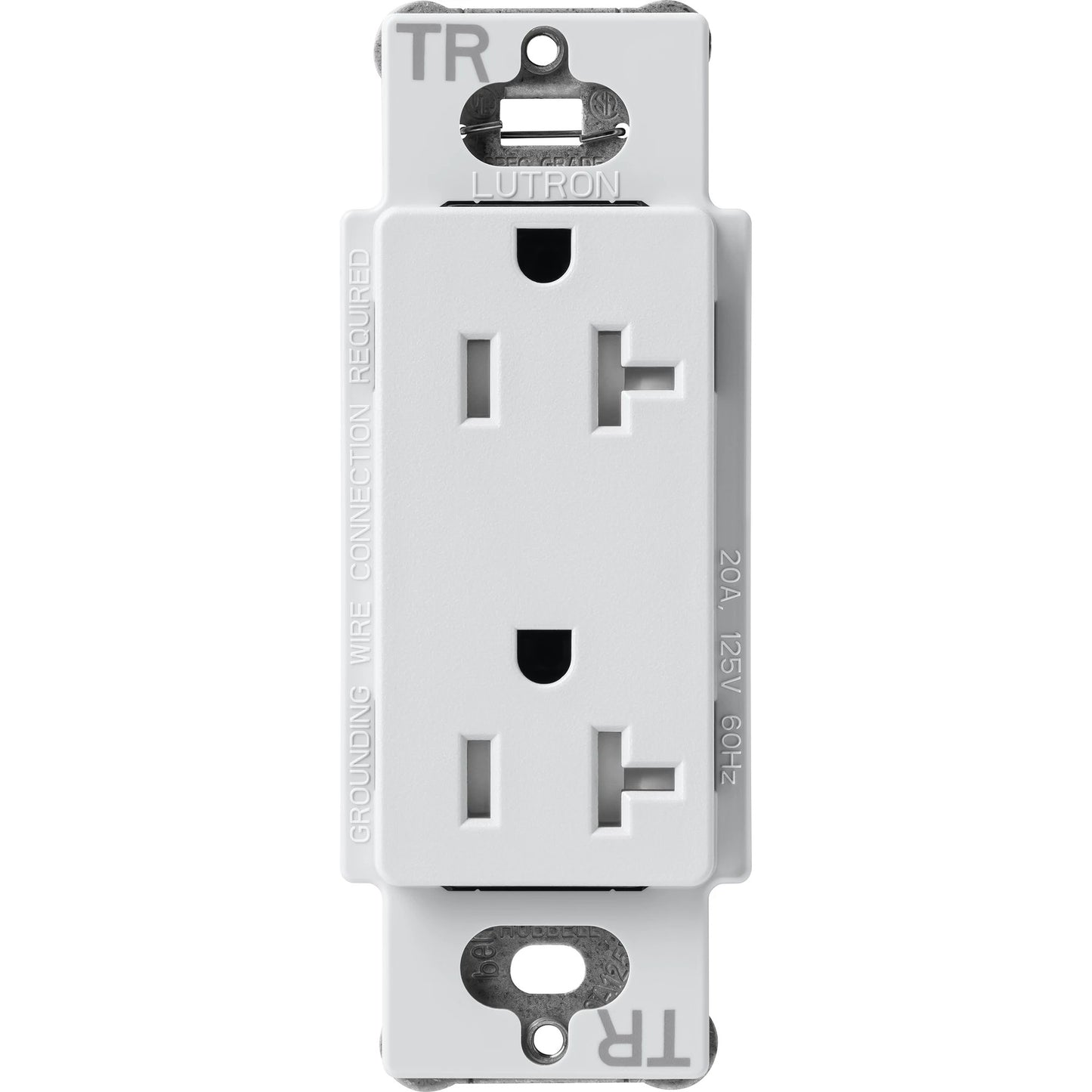 Lutron Tamper-Resistant Receptacles - Satin Color 20A 125V | SCRS-20-TR-XX