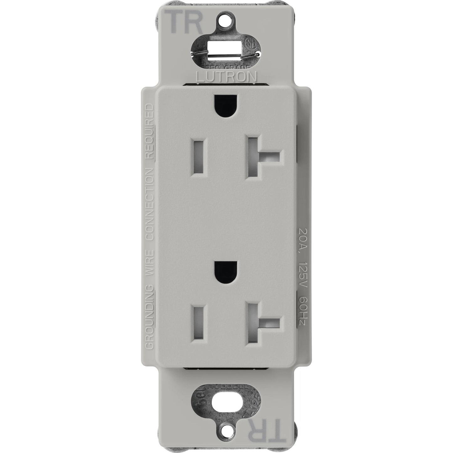 Lutron Tamper-Resistant Receptacles - Satin Color 20A 125V | SCRS-20-TR-XX