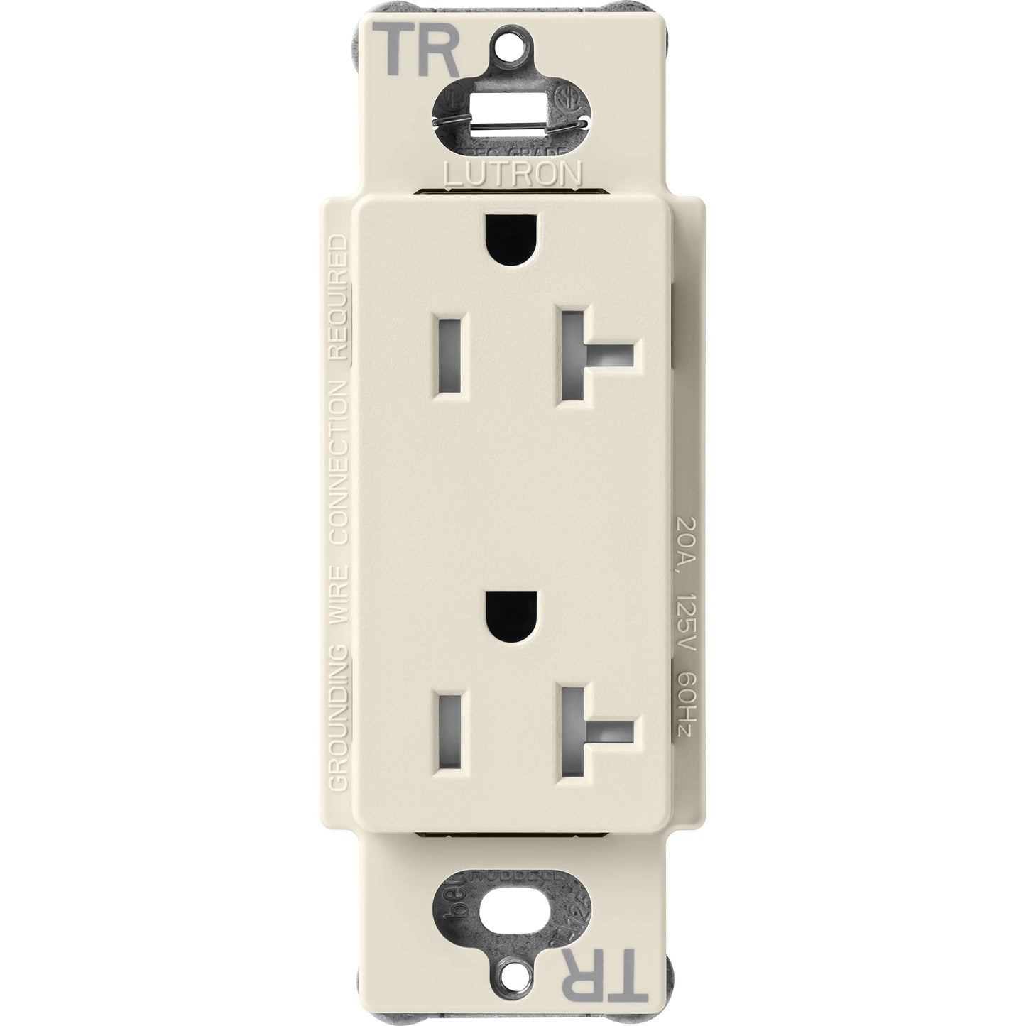 Lutron Tamper-Resistant Receptacles - Satin Color 20A 125V | SCRS-20-TR-XX