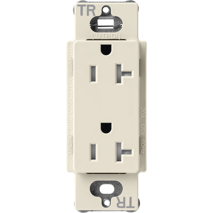 Lutron Tamper-Resistant Receptacles - Satin Color 20A 125V | SCRS-20-TR-XX