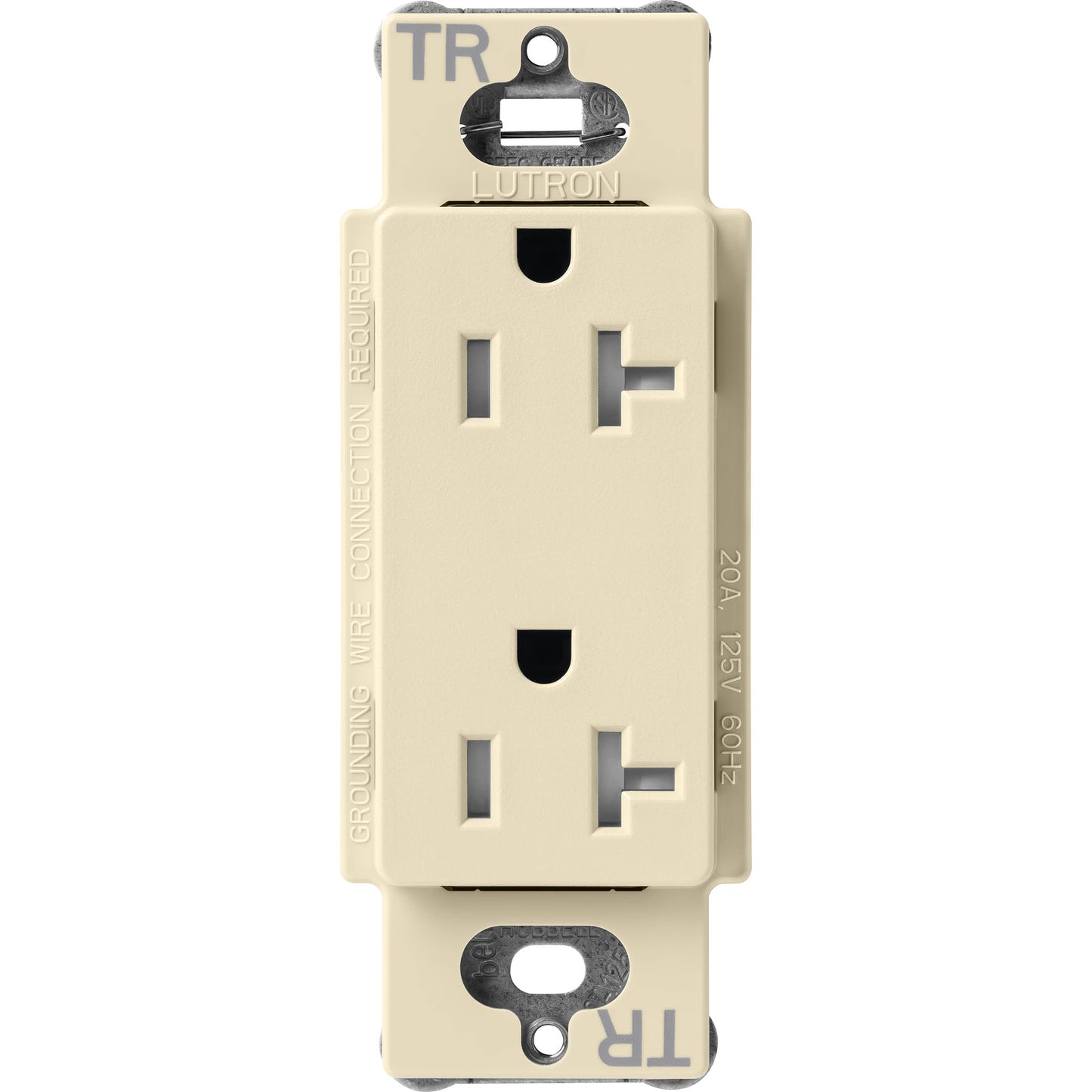 Lutron Tamper-Resistant Receptacles - Satin Color 20A 125V | SCRS-20-TR-XX