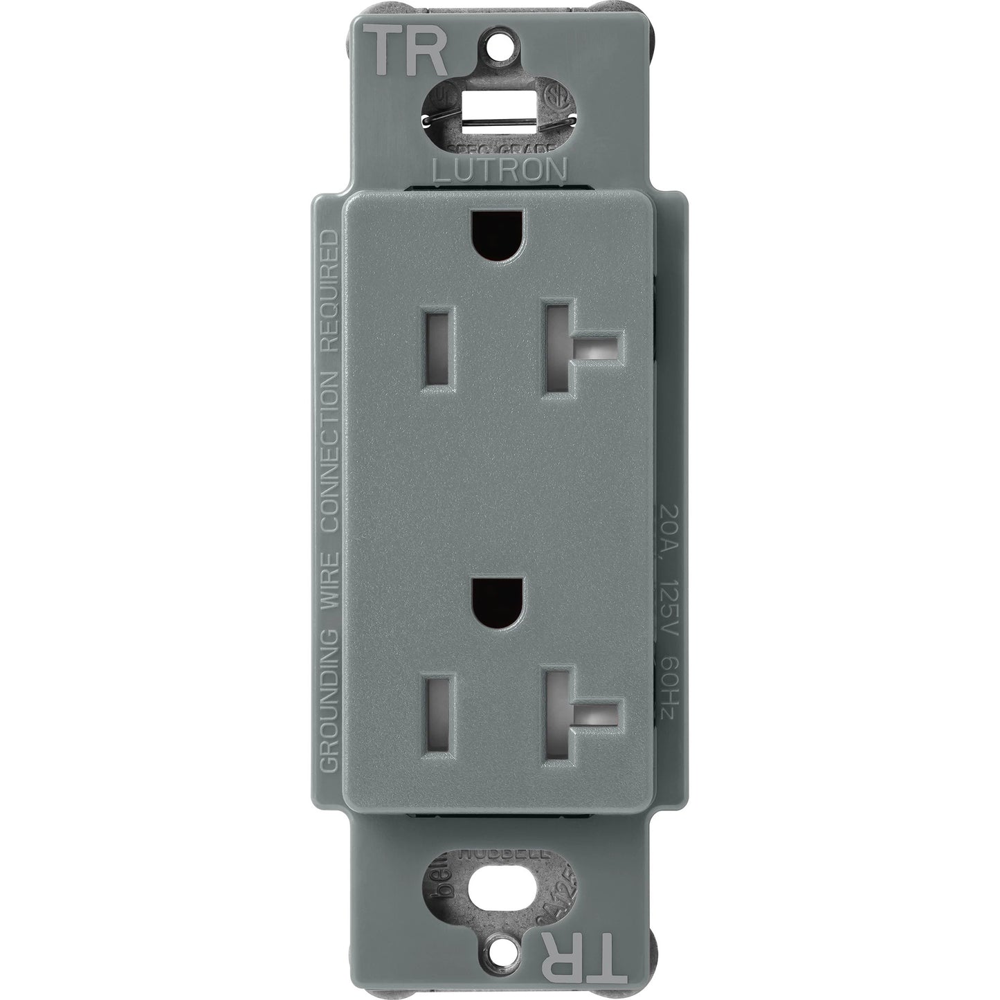 Lutron Tamper-Resistant Receptacles - Satin Color 20A 125V | SCRS-20-TR-XX
