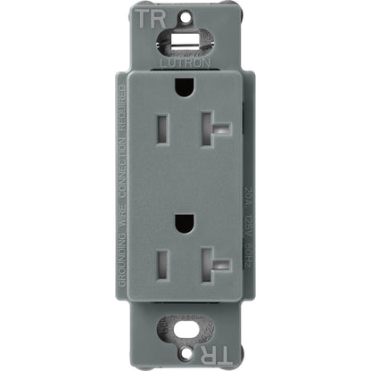 Lutron Tamper-Resistant Receptacles - Satin Color 20A 125V | SCRS-20-TR-XX