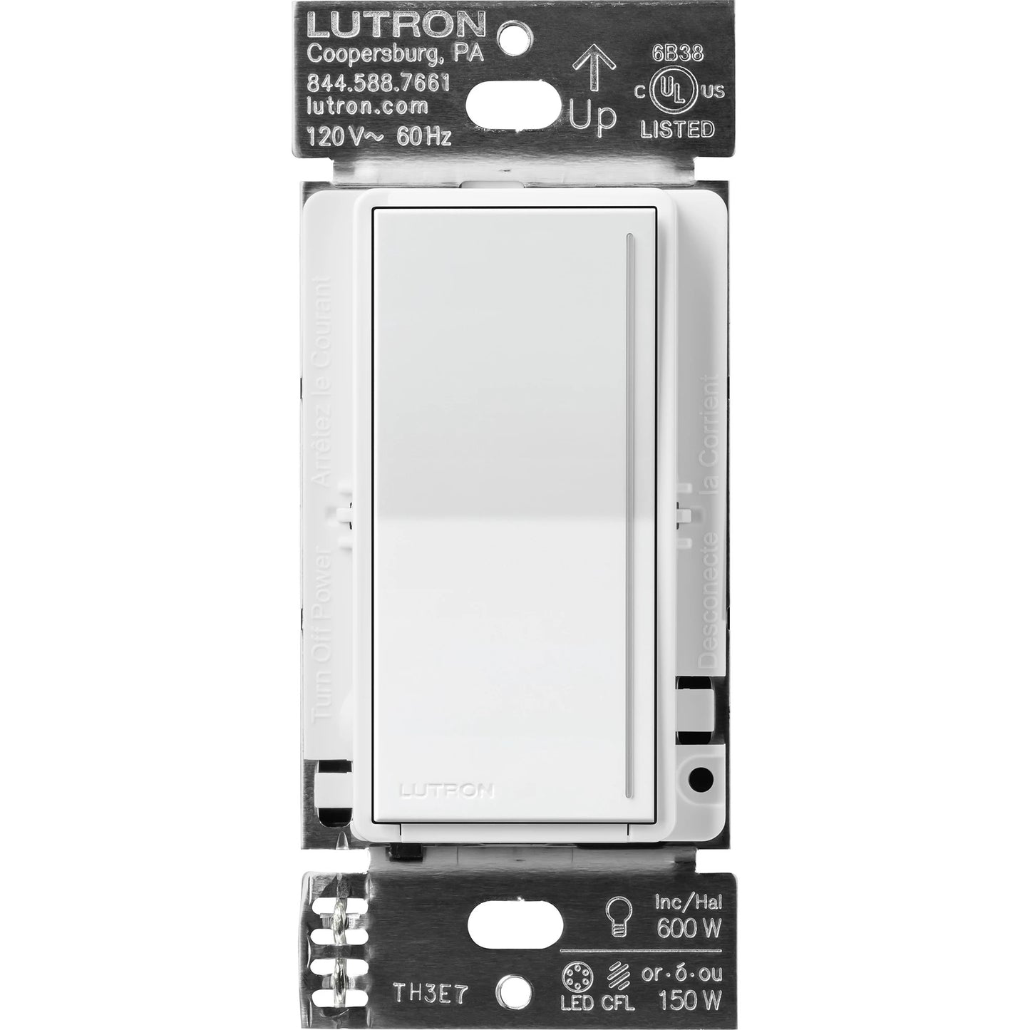 Lutron Sunnata LED+ Dimmer Switch, 150W LED, Single-Pole/Multi-Location | STCL-153MH-XX-C