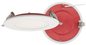 Product Display Visual of the SKU: FR-LED-4-S12W-5CCT-PL-WH for Marketing of theLotus 4" Fire Rated Round Panel LED 9W 5CCT 900 lm CRI90+ | FR-LED-4-S12W-5CCT-PL