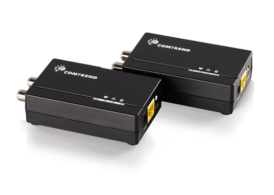 Product Marketing Image of Simply Secured SKU: GCA-6000-KIT by Vendor Comtrend Product 1200Mbps G.hn Ethernet over Coax Adapter (Set of 2) | GCA-6000-KIT