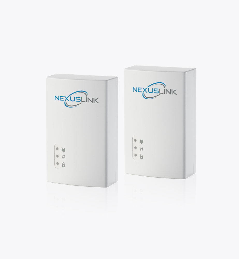 Product Marketing Image of Simply Secured SKU: GPL-1200-KIT by Vendor Comtrend Product Comtrend GPL-1200-KIT G.hn Powerline Adapter Kit - 1200Mbps (2-Pack) - GPL-1200-KIT