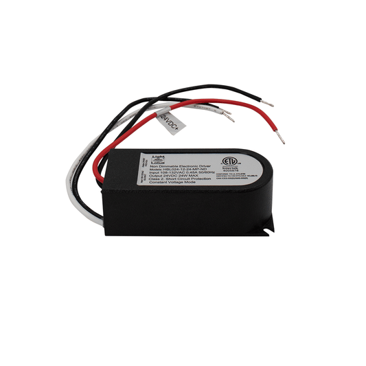 Product Display Visual of the SKU: HBL024-12-24-MP-ND for Marketing of theLotus 24V Electronic Driver 24W Non Dimmable Input 120V AC | HBL024-12-24-MP-ND