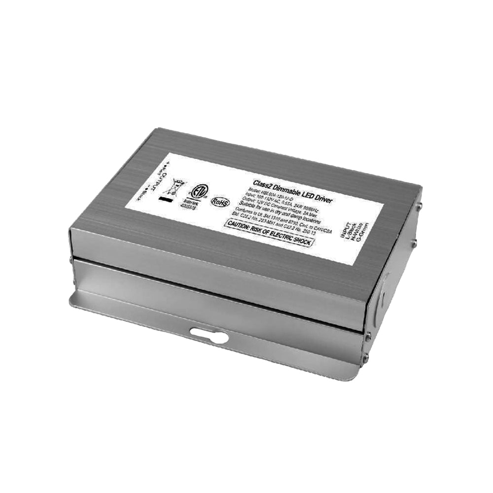 24V Driver 24W Hard Wired Triac Dimmable | HBL024-120-24-D
