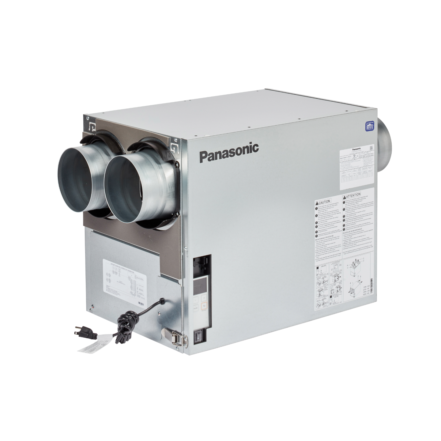 Product Marketing Image of Simply Secured SKU: FV-12VE1S by Vendor Panasonic Product Panasonic FV-12VE1S BalancedHome™ 120 CFM ERV – Side Port | FV-12VE1S