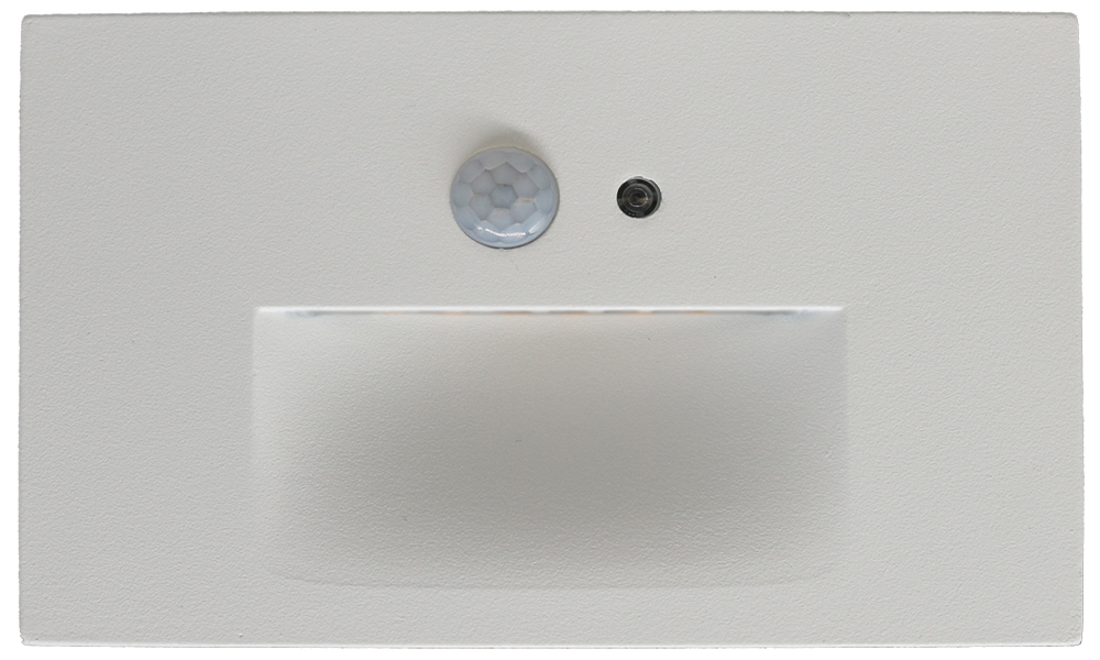 Lotus LED Step Light Horizontal with Motion Sensor & Photocell | LSD03-3K