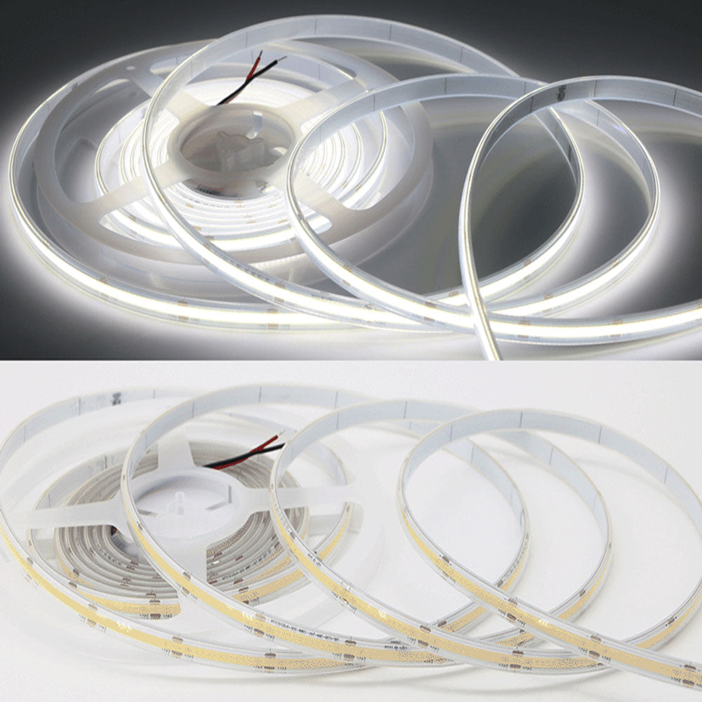 COB LED Tape 24V 3W/ft 16ft 10mm IP65 | LBL-COB-384-24V-10MM-IP65