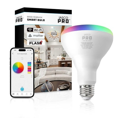 JascoPro Series Wifi Smart Bulb, BR30 E26 | 81889
