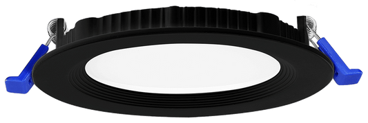 Product Display Visual of the SKU: JXL-CA04-T10W-5CCT-BK for Marketing of theLotus 4" Round Regressed Baffle Eco 10W 5CCT 700 lm Type IC Air-Tight | JXL-CA04-T10W-5CCT