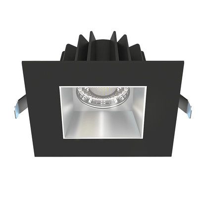 4" Square Recessed LED 15W Smooth White Reflector | JXL-COB04-S15W-5CCT