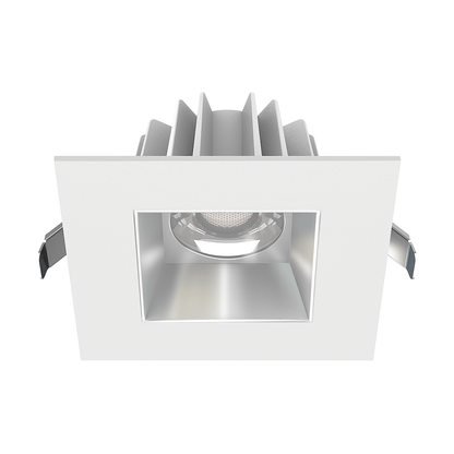 4" Square Recessed LED 15W Smooth White Reflector | JXL-COB04-S15W-5CCT