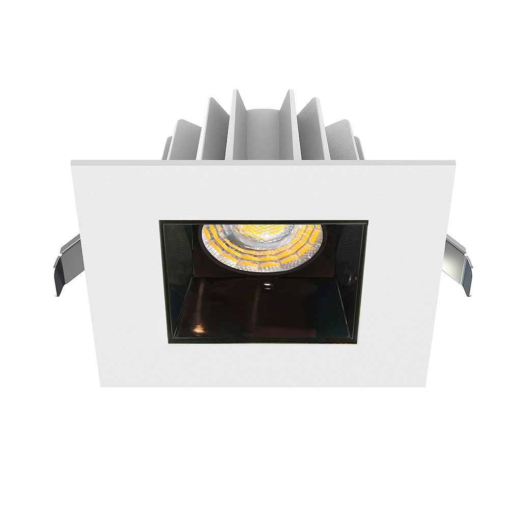 Lotus 4" Square Recessed Economy LED 15W 5CCT | JXL-COB04-S15W-5CCT-XX-4SR-SM-XX