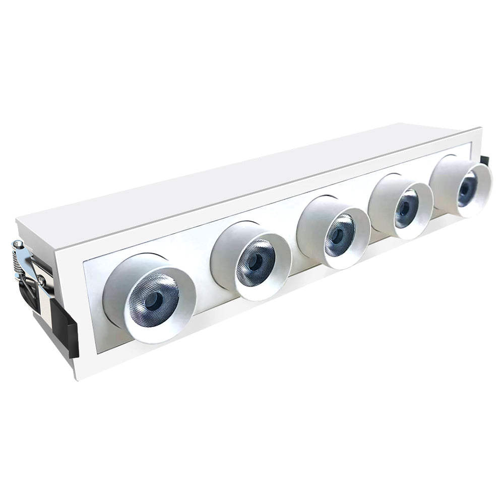 Lotus 5 LED Rotatable Linear Recessed Downlight 16W | JXL-TXH05-G16W