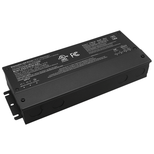 Product Display Visual of the SKU: KVG-C24192-DWJ for Marketing of theLotus 24V 192W 5-in-1 Dimmable Driver 120-277V Wet | KVG-C24192-DWJ