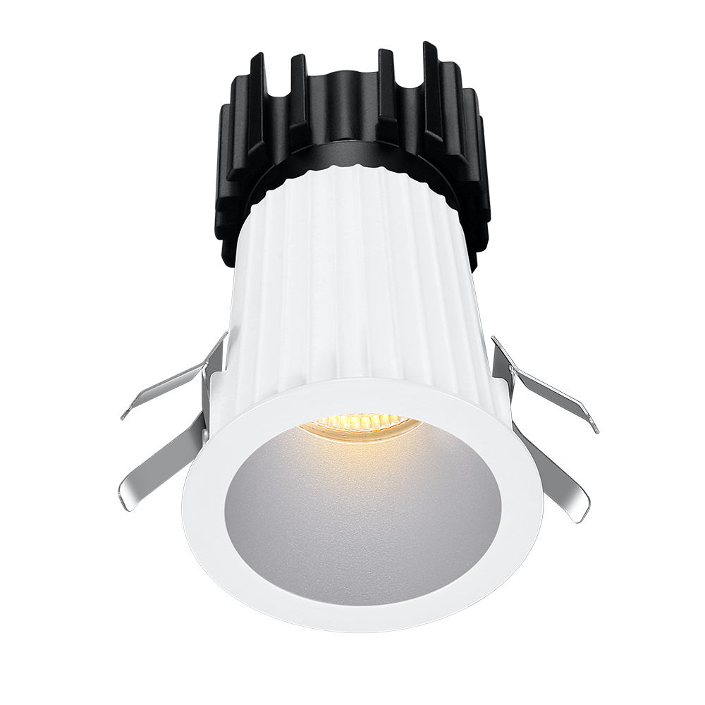 Lotus Tangra L2F-RDT 2-inch fixed round deep-regressed thin-trim LED downlight in Alzak finish; specific beam and CRI depend on selected variant