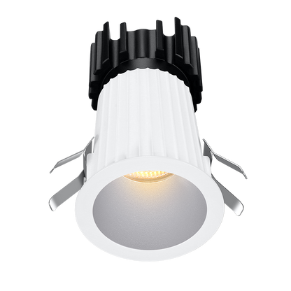 Lotus Tangra L2F-RDT 2-inch fixed round deep-regressed thin-trim LED downlight in Alzak finish; specific beam and CRI depend on selected variant