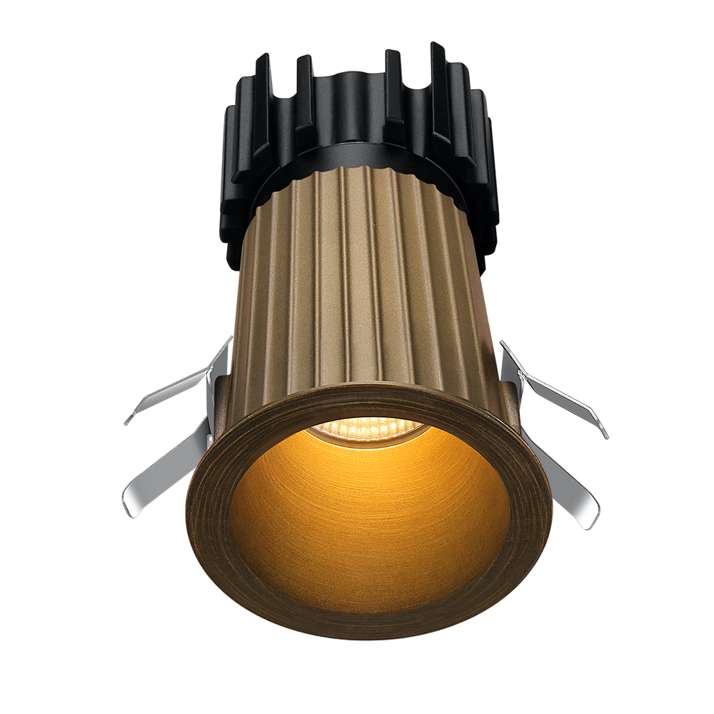 Lotus Tangra L2F-RDT 2-inch fixed round deep-regressed thin-trim LED downlight in Oil Rubbed Bronze finish; specific beam and CRI depend on selected variant