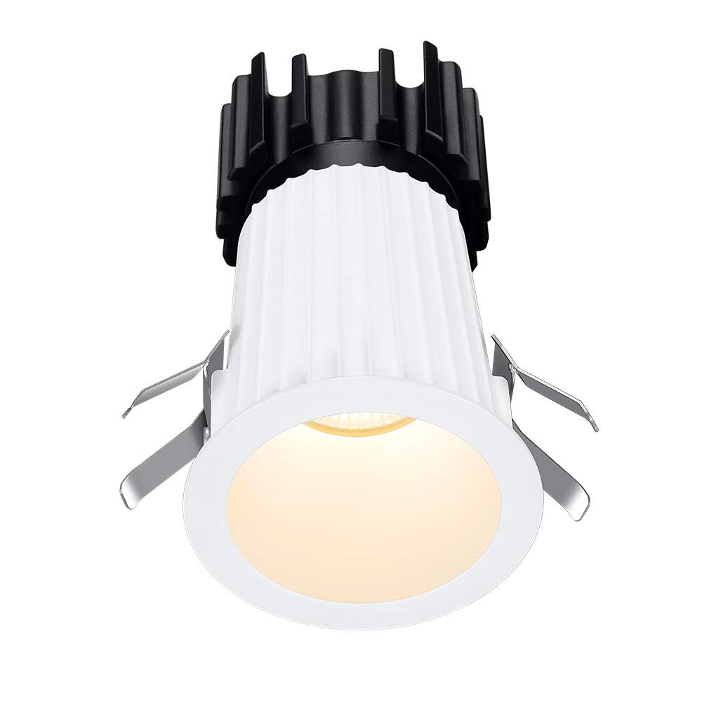 Lotus Tangra L2F-RDT 2-inch fixed round deep-regressed thin-trim LED downlight in White finish; specific beam and CRI depend on selected variant