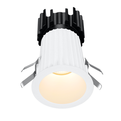 Lotus Tangra L2F-RDT 2-inch fixed round deep-regressed thin-trim LED downlight in White finish; specific beam and CRI depend on selected variant