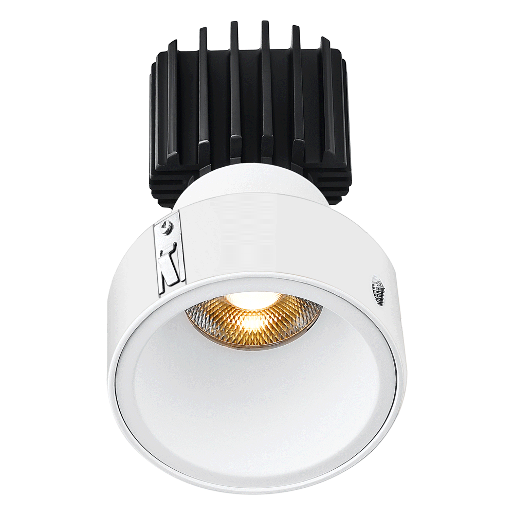 Studio Photography Marketing Image of Lotus LED Lights Product L3F-RDF-WH-LW24-3K95 for SimplySecured.ca Shopify