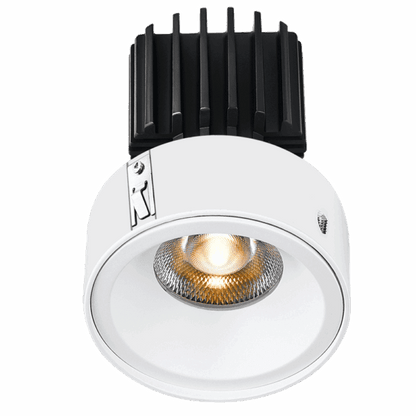 Lotus -  Tangra 3" Fixed Round Recessed Invisible Flangeless White | L3F-RRF-WH