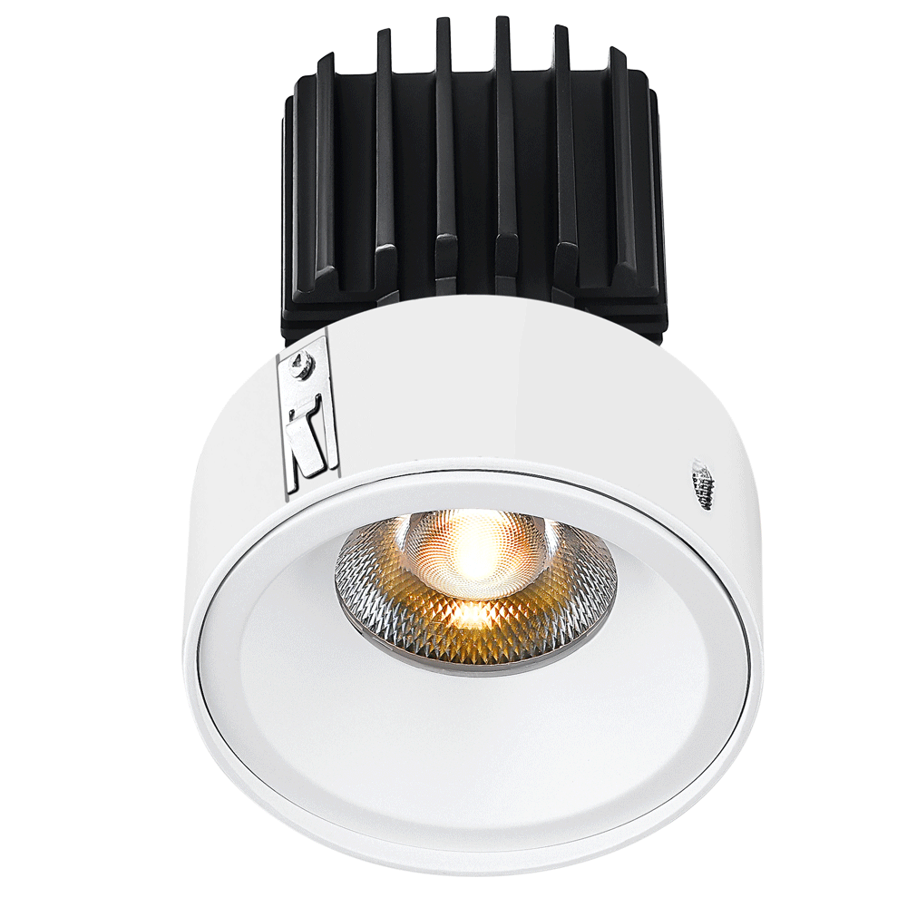 Studio Photography Marketing Image of Lotus LED Lights Product L3F-RRF-WH-LW24-3K95 for SimplySecured.ca Shopify