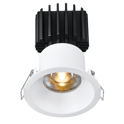 Lotus -  Tangra 3" Fixed Round Recessed Thin Trim Black | L3F-RRT-BK