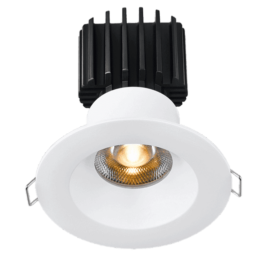 Lotus -  Tangra 3" Fixed Round Recessed Wide Trim White | L3F-RRW-WH