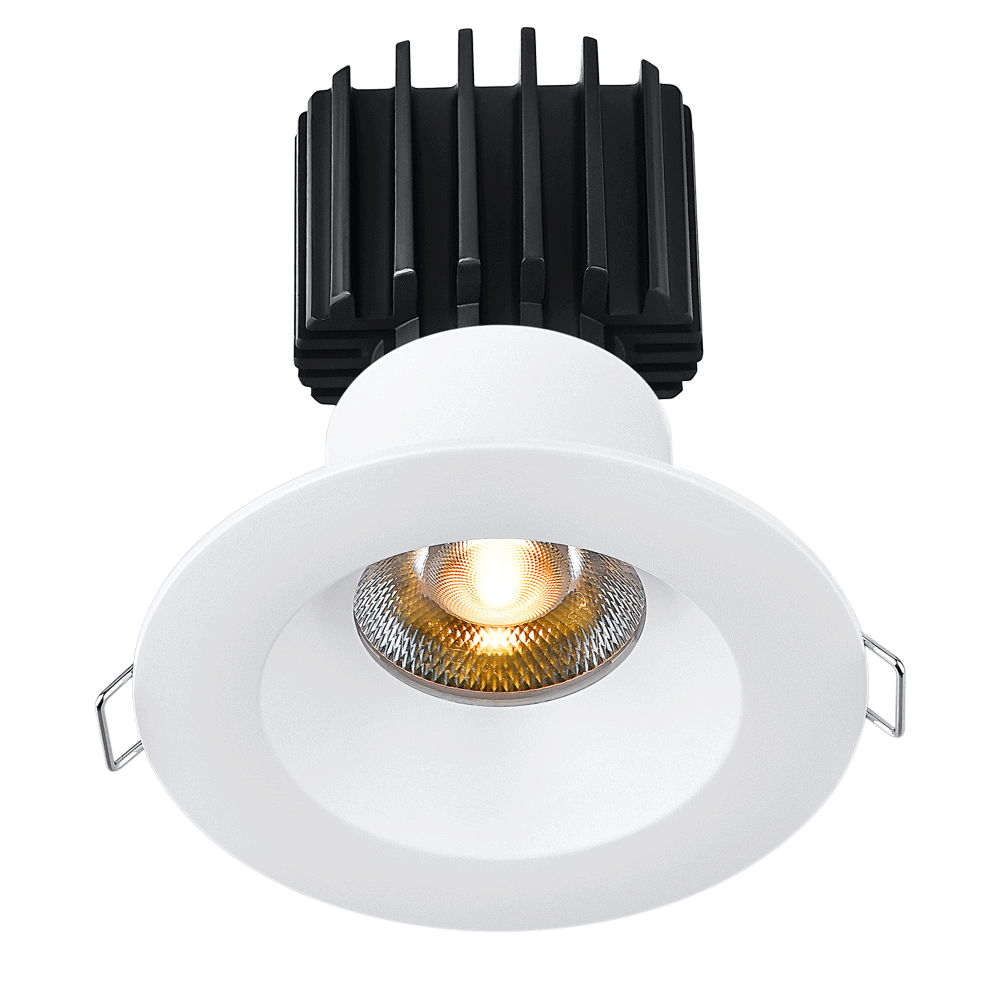 Studio Photography Marketing Image of Lotus LED Lights Product L3F-RRW-WH-LW24-3K95 for SimplySecured.ca Shopify
