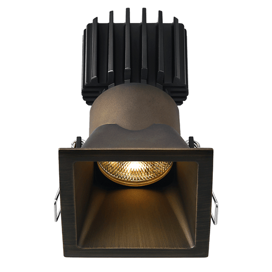 Lotus -  Tangra 3" Fixed Square Deep Regressed Thin Trim Bronze | L3F-SDT-BR