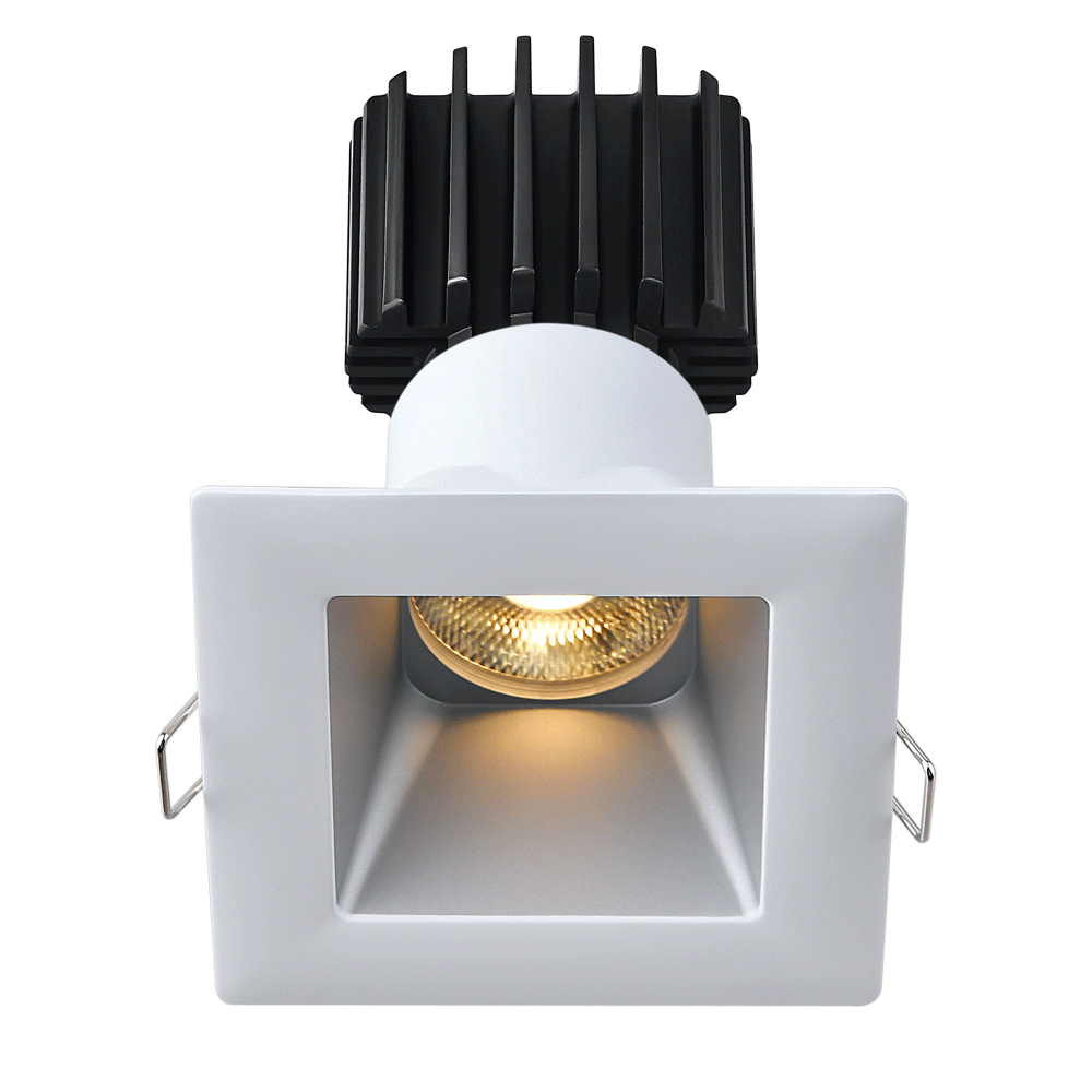 Tangra 3" Fixed Square Deep Regressed Wide Trim Aluminum | L3F-SDW-AZ