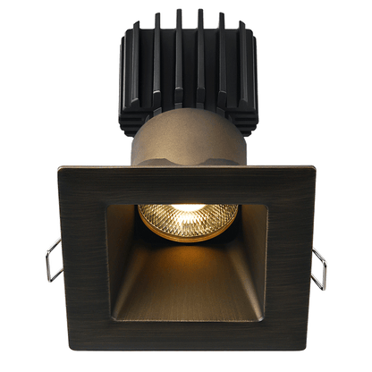 Lotus -  Tangra 3" Fixed Square Deep Regressed Wide Trim Bronze | L3F-SDW-BR