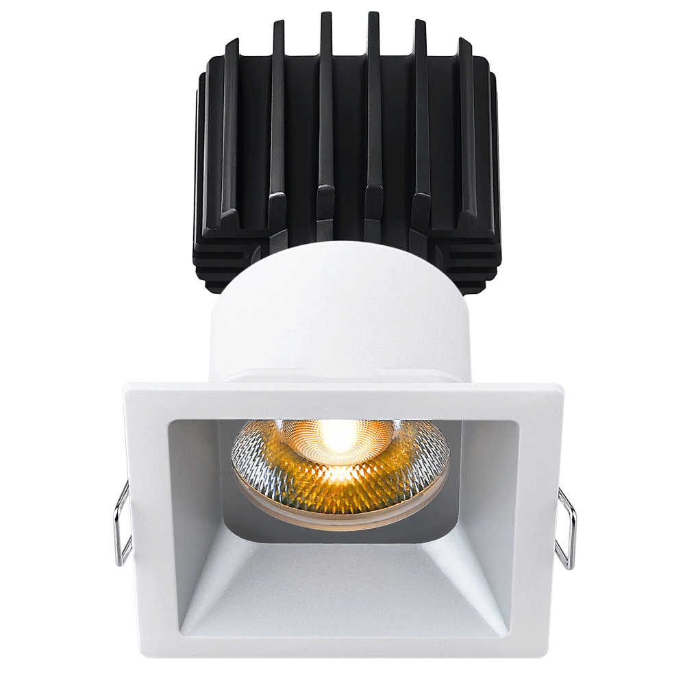 Lotus -  Tangra 3" Fixed Square Recessed Thin Trim Aluminum | L3F-SRT-AZ