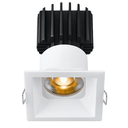 Lotus -  Tangra 3" Fixed Square Recessed Thin Trim White | L3F-SRT-WH