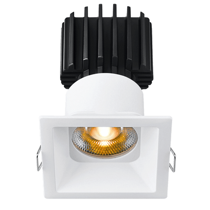 Lotus -  Tangra 3" Fixed Square Recessed Thin Trim White | L3F-SRT-WH