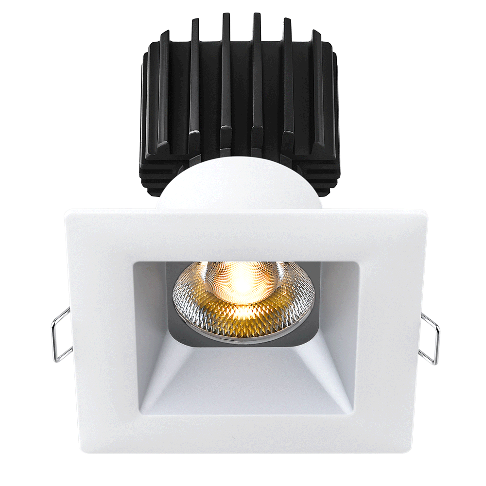 Lotus -  Tangra 3" Fixed Square Recessed Wide Trim Aluminum | L3F-SRW-AZ