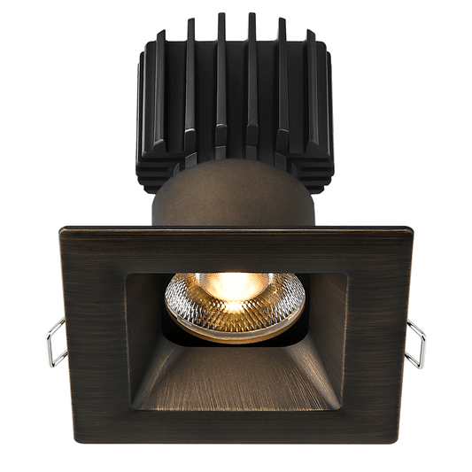 Lotus Tangra 3" Fixed Square Recessed Wide Trim Bronze | L3F-SRW-BR