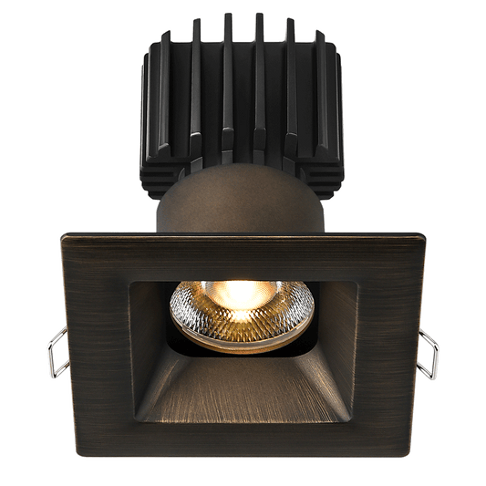 Lotus -  Tangra 3" Fixed Square Recessed Wide Trim Bronze | L3F-SRW-BR