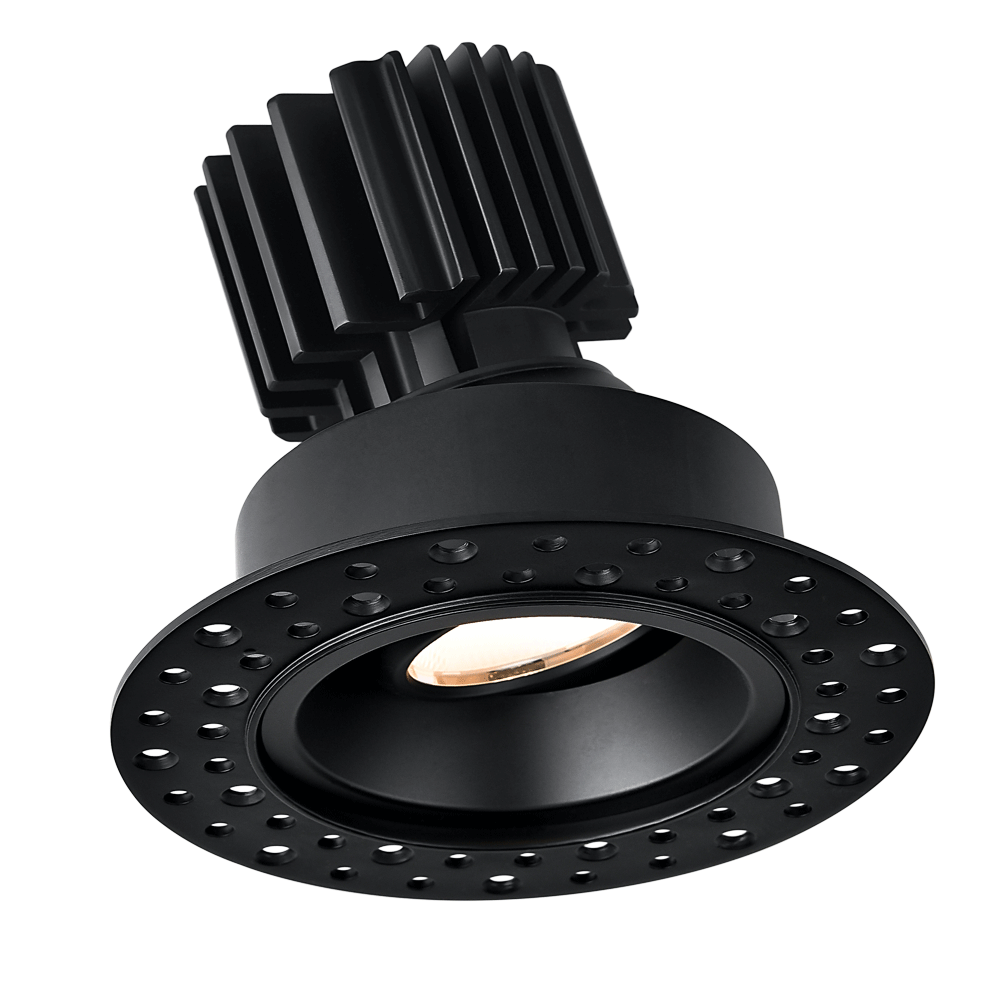 Lotus -  Tangra 3" Gimbal Round Invisible Trim Black | L3G-RIT-BK