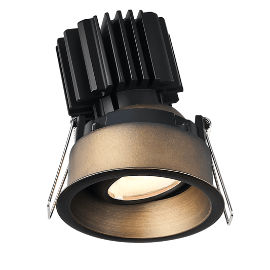 Lotus Tangra 3" Gimbal Round Recessed Thin Trim Bronze | L3G-RRT-BR