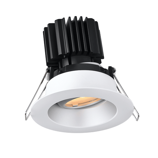 Lotus Tangra 3" Gimbal Round Recessed Wide Trim Aluminum | L3G-RRW-AZ