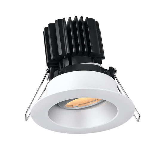 Lotus -  Tangra 3" Gimbal Round Recessed Wide Trim Aluminum | L3G-RRW-AZ