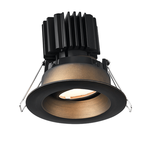 Lotus Tangra 3" Gimbal Round Recessed Wide Trim Bronze | L3G-RRW-BR